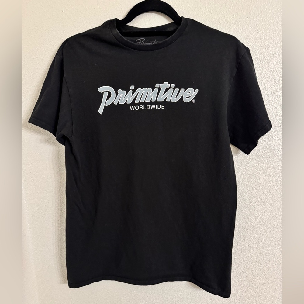 Primitive Black and White Logo Men's Tee